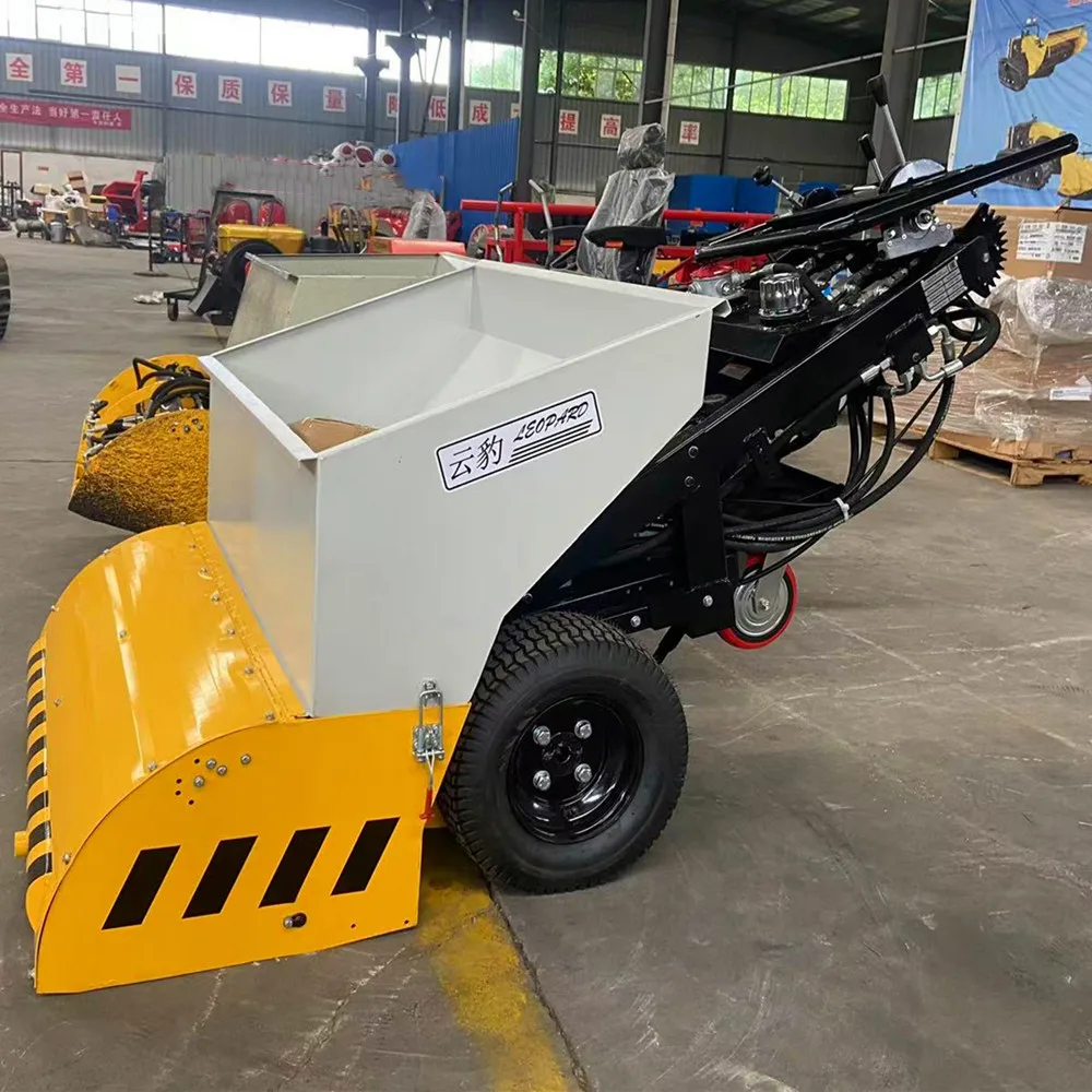 Heavy asphalt construction equipment